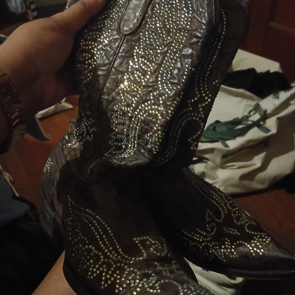 Embellished Western Cowboy Boots